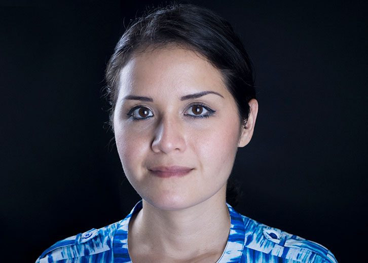 Head shot of a woman.