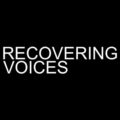 Recovering Voices logo.